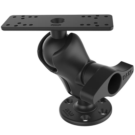 Ram Mount Universal D Size Ball Mount with Short Arm for 912 Fishfinders and Chartplotters