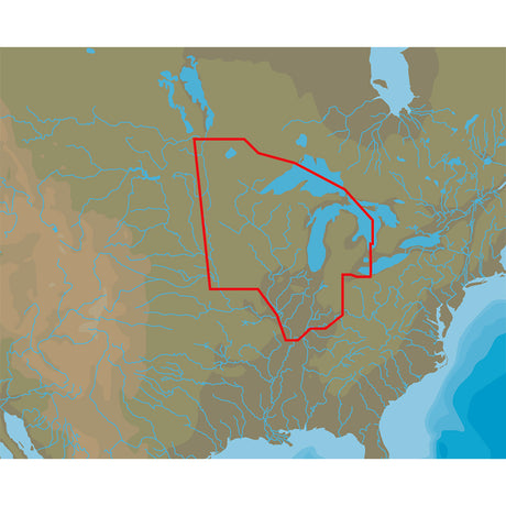 CMAP 4D Lakes NAD072 North Central