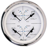 Faria Chesapeake White SS 4 Multifunction Gauge