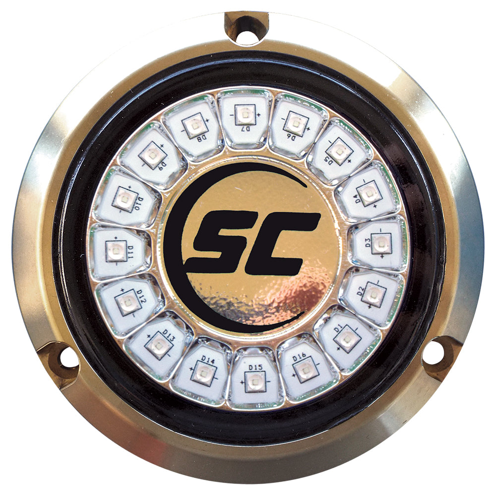 ShadowCaster Great White Single Color Underwater Light  16 LEDs  Bronze
