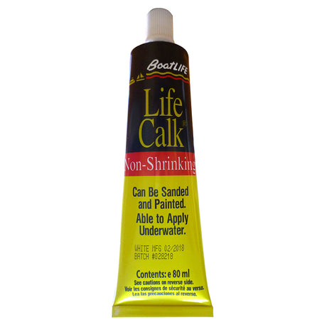 BoatLIFE LifeCalk Sealant Tube  NonShrinking  28 FL Oz  Black