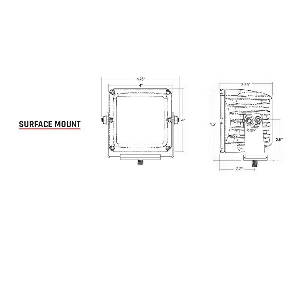 RIGID Industries DXL PRO Diffused  Pair  Black