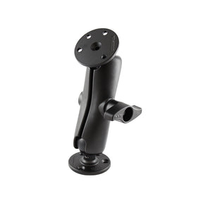 RAM Mount D Size 225 Ball Mount w2  368 Round Plate  Medium Length Double Socket Arm