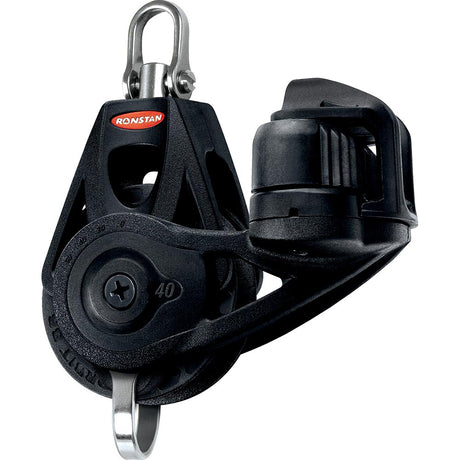 Ronstan Series 40 Ball Bearing Orbit Block  Single  Becket  Cleat  Swivel Head