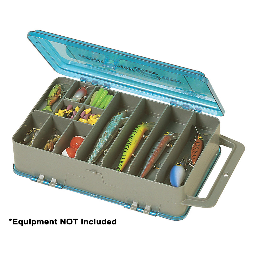 Plano DoubleSided Tackle Organizer Medium  SilverBlue