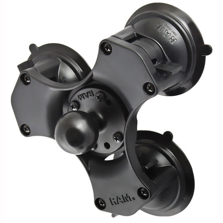 RAM Mount Triple Suction Cup Base w15 Diameter Ball