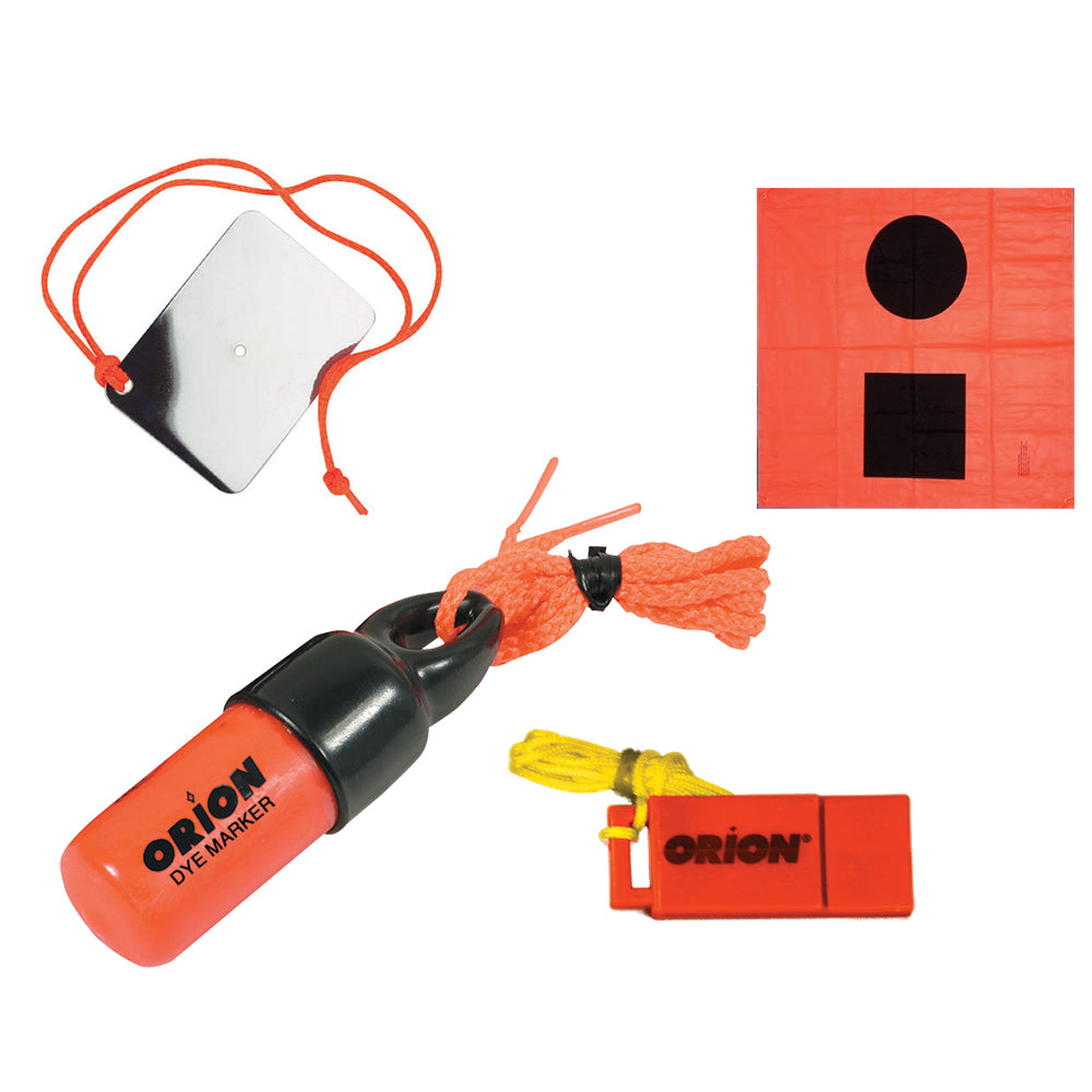 Orion Signaling Kit  Flag Mirror Dye Marker  Whistle