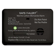 SafeTAlert 62 Series Carbon Monoxide Alarm  12V  62541Marine  Surface Mount  Black