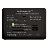 SafeTAlert 62 Series Carbon Monoxide Alarm wRelay  12V  62541RMarine  Surface Mount  Black