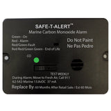 SafeTAlert 62 Series Carbon Monoxide Alarm wRelay  12V  62542RMarine  Flush Mount  Black