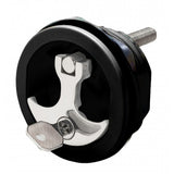 Whitecap Compression Handle CP ZamacBlack Nylon Locking Fresh Water Use Only