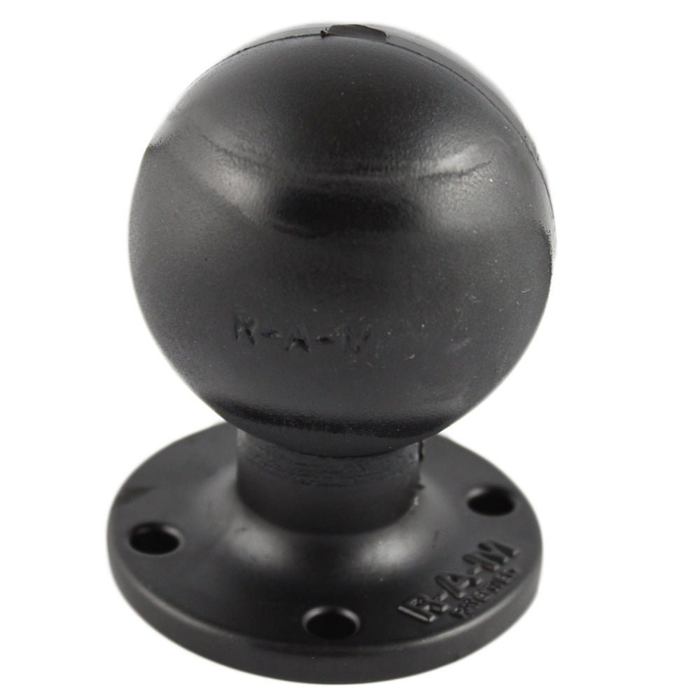 RAM Mount D Size 225 Ball on Round Plate wAMPS Hole Pattern
