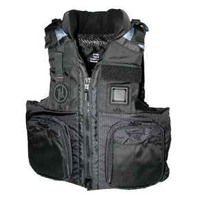 First Watch AV800 Four Pocket Flotation Vest  Black  XXL to 3XL