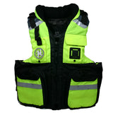 First Watch AV800 Four Pocket Flotation Vest  HiVis Yellow  XXL to3XL