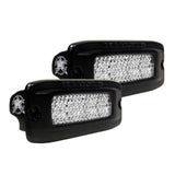 RIGID Industries SRQ PRO Back Light Kit  Flush Mount Diffused  Pair  Black