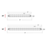 RIGID Industries SAE Compliant SRSRS 20 Light Bar  Black