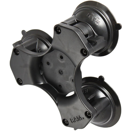 RAM Mount Triple Suction Cup Base wAMPs Hole Pattern wo Ball