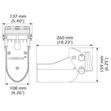 Airmar TM185CHW High Frequency Wide Beam CHIRP Transom Mount 14Pin Transducer fHumminbird