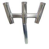 Tigress GS Trident Rod Holder  Bent Butt  Polished Aluminum