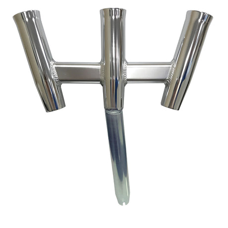 Tigress GS Trident Rod Holder  Bent Butt  Polished Aluminum