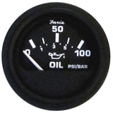 Faria Euro Black 2 Oil Pressure Gauge 100 PSI