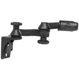 RAM Mount Vertical Mounting Base wDouble 6 Swing Arm  Swivel Single Socket f15 Balls
