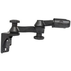 RAM Mount Vertical Mounting Base wDouble 6 Swing Arm  Swivel Single Socket f15 Balls