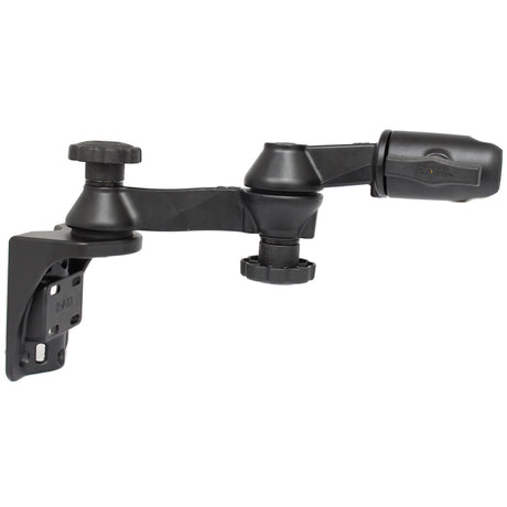 RAM Mount Vertical Mounting Base wDouble 6 Swing Arm  Swivel Single Socket f15 Balls