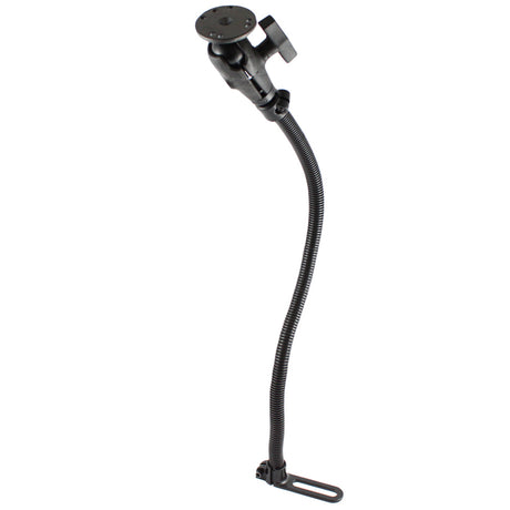 RAM Mount POD I Universal NoDrill Vehicle Mount w24 Rigid Aluminum Rod  15 Diameter Ball Round Adapter Base