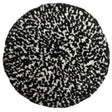 Presta Wool Compounding Pad  Black  White Heavy Cut