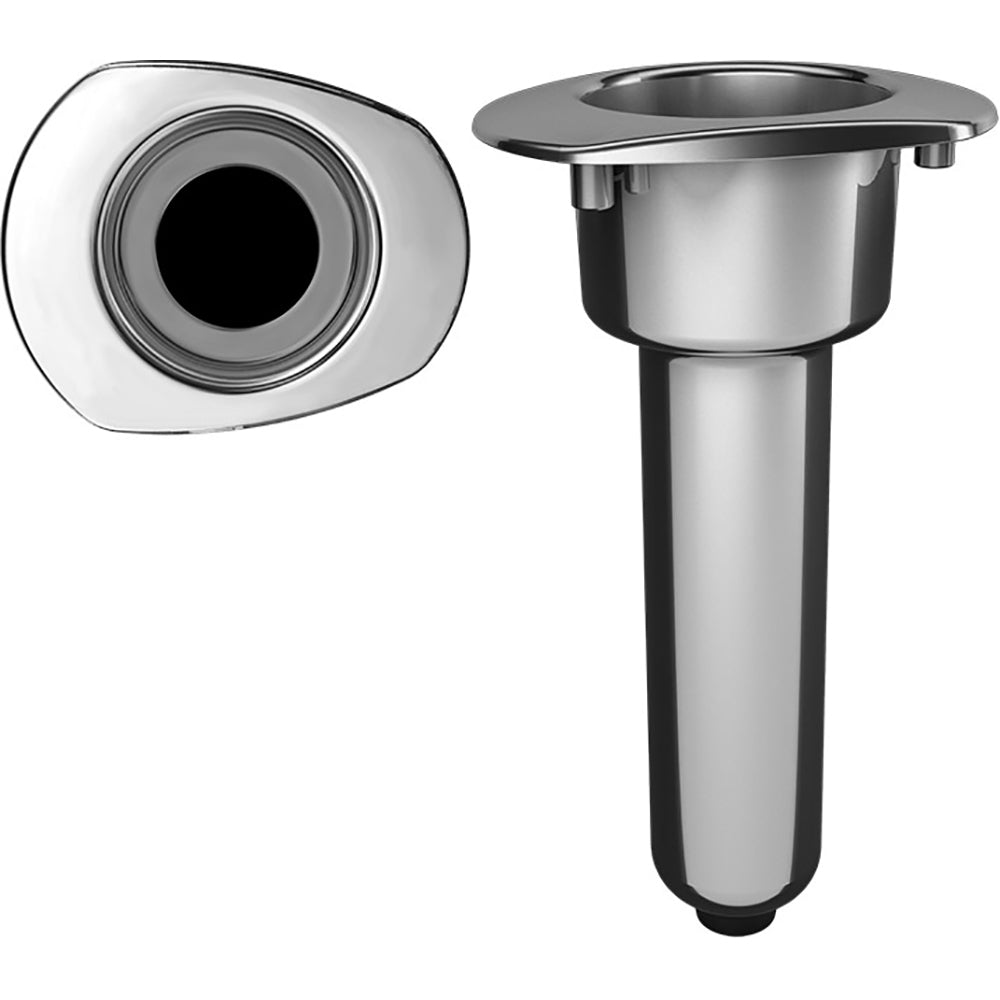 Mate Series Elite Screwless Stainless Steel 0 Rod  Cup Holder  Drain  Oval Top