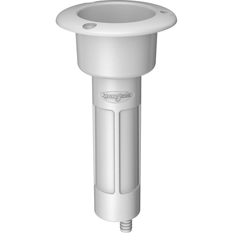 Mate Series Plastic 0 Rod  Cup Holder  Drain  Round Top  White