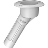 Mate Series Plastic 30 Rod  Cup Holder  Open  Oval Top  White