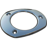Mate Series Stainless Steel Cap fOval Plastic Rod Holders