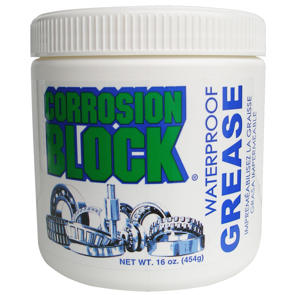 Corrosion Block High Performance Waterproof Grease  16oz Tub  NonHazmat NonFlammable  NonToxic