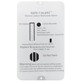 SafeTAlert FX4 Carbon Monoxide Alarm