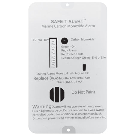 SafeTAlert FX4 Carbon Monoxide Alarm