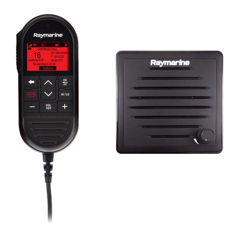 Raymarine Ray90 Wired Second Station Kit wPassive Speaker RayMic Wired Handset  RayMic Extension Cable  10M