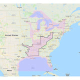 Furuno Gulf of Mexico Great Lakes  Rivers  Vector Chart  Standard Resolution Satellite Photos fPart of the Great Lakes 