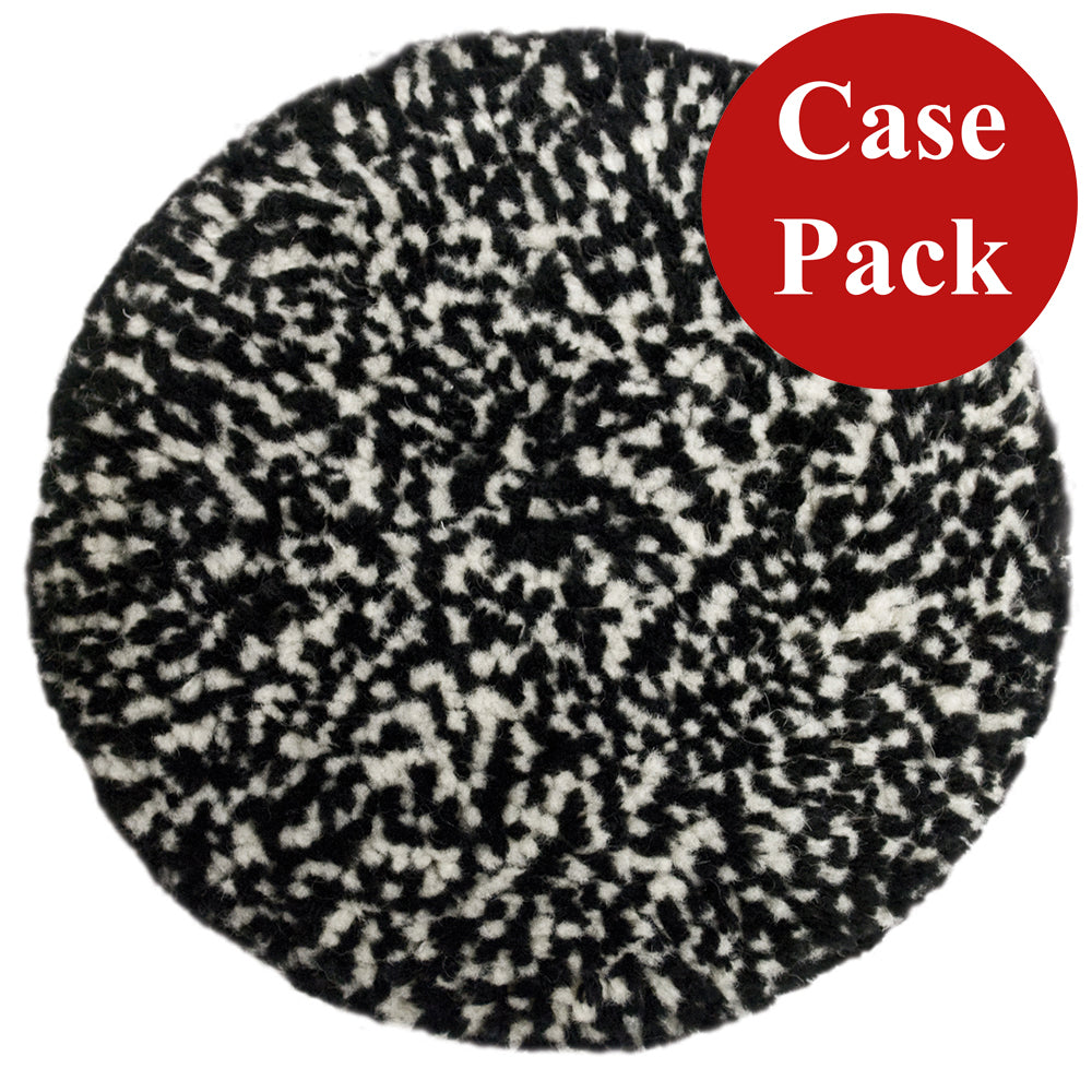 Presta Wool Compounding Pad  Black  White Heavy Cut  Case of 12
