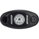 RIGID Industries ASeries Black Low Power LED Light  Single  Red