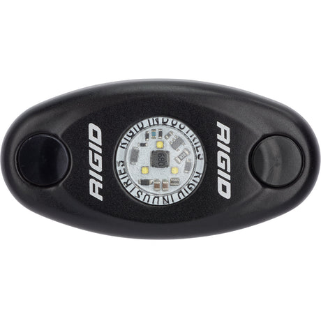 RIGID Industries ASeries Black Low Power LED Light  Single  Red