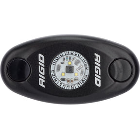RIGID Industries ASeries Black Low Power LED Light  Single  Cool White