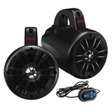 Boss Audio 4 BM40AMPBT Amplified Waketower Speakers  Matte Black  500W