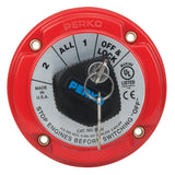 Perko Medium Duty Battery Selector Switch wKey Lock