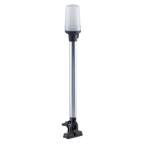 Perko Fold Down AllRound Pole Light  Vertical Mount  White