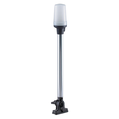 Perko Fold Down AllRound Pole Light  Vertical Mount  White