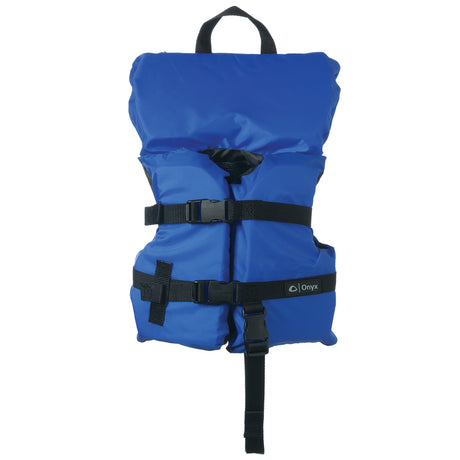 Onyx Nylon General Purpose Life Jacket  InfantChild Under 50lbs  Blue