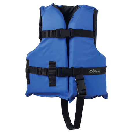 Onyx Nylon General Purpose Life Jacket  Child 3050lbs  Blue