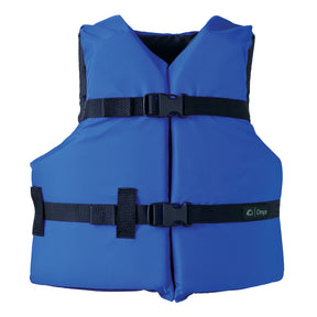 Onyx Nylon General Purpose Life Jacket  Youth 5090lbs  Blue